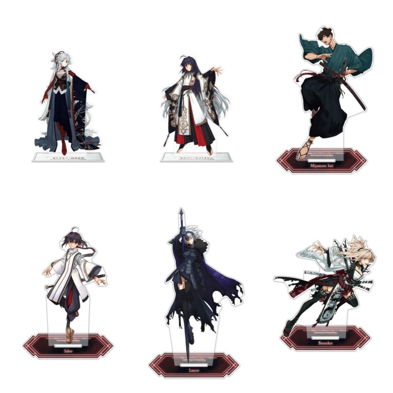 Fate Anime Merchandise - 15CM Anime Fate/Samurai Remnant Akrylowe Breloczki